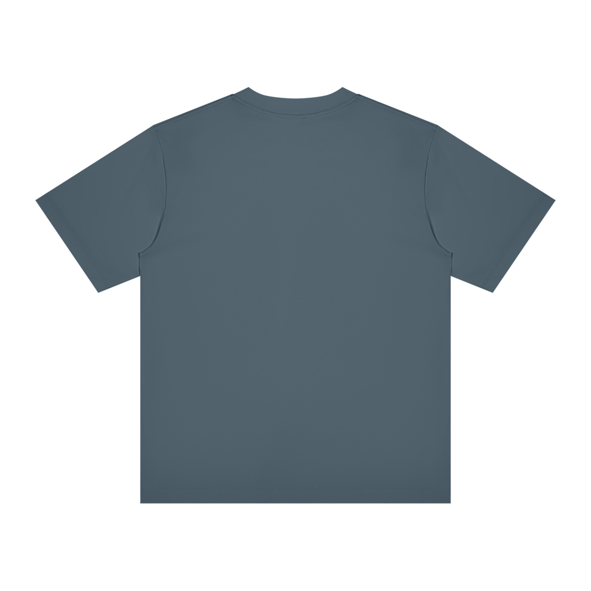 Unisex Slim Fit Crewneck T-Shirt in haze blue, alternate angle
