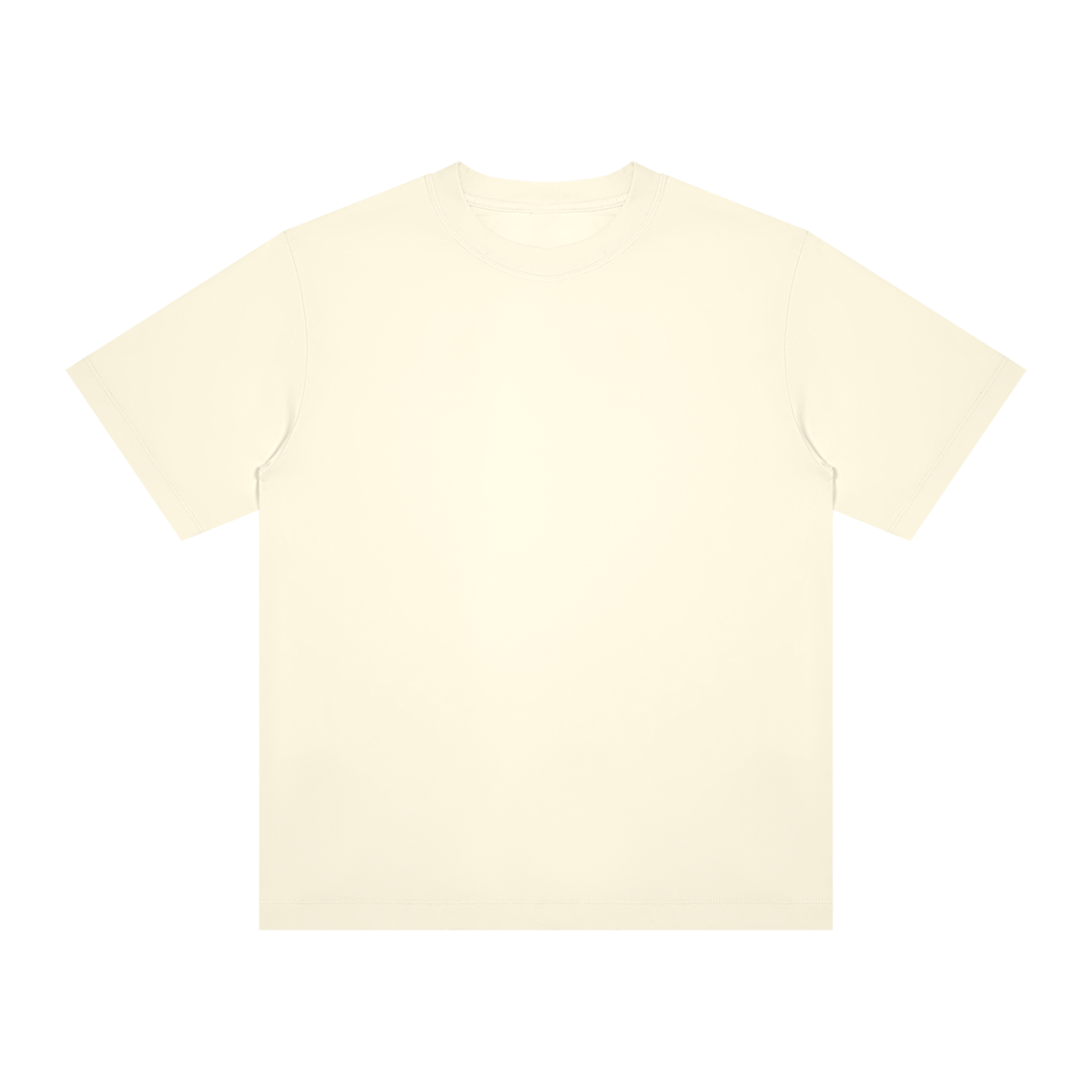 Unisex Slim Fit Crewneck T-Shirt in light apricot