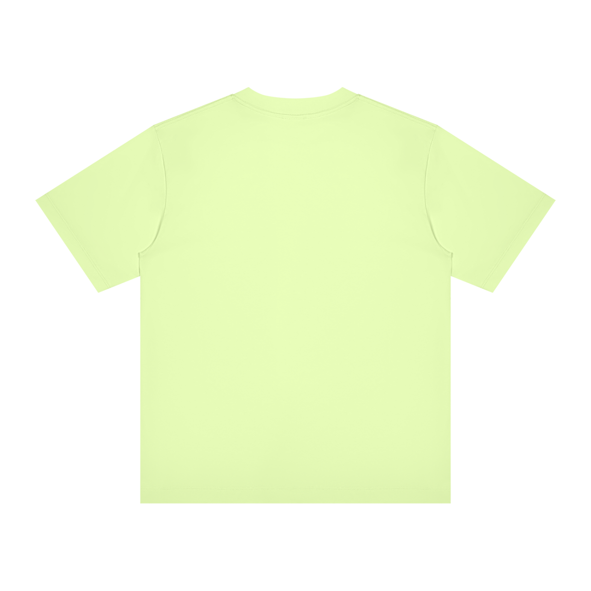 Unisex Slim Fit Crewneck T-Shirt in light green, alternate angle