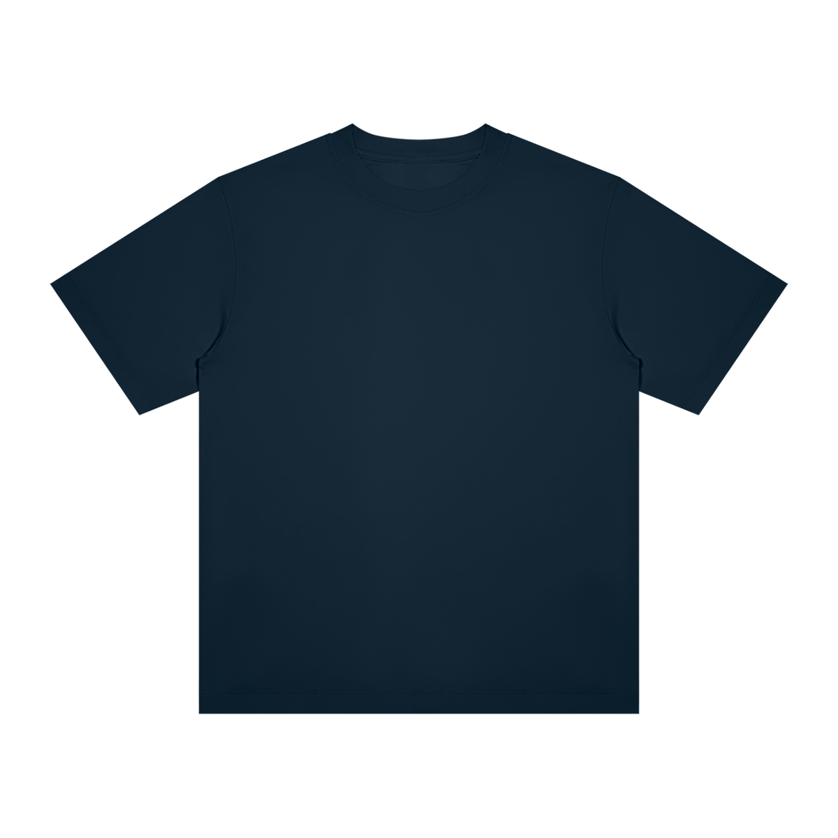 Unisex Slim Fit Crewneck T-Shirt in navy blue