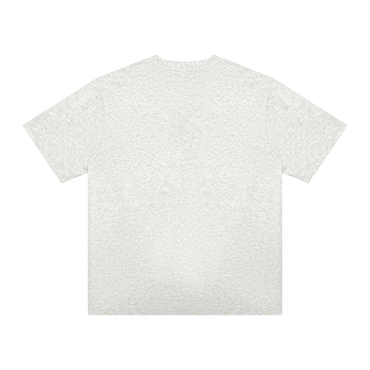 Unisex Slim Fit Crewneck T-Shirt in oat gray, alternate angle
