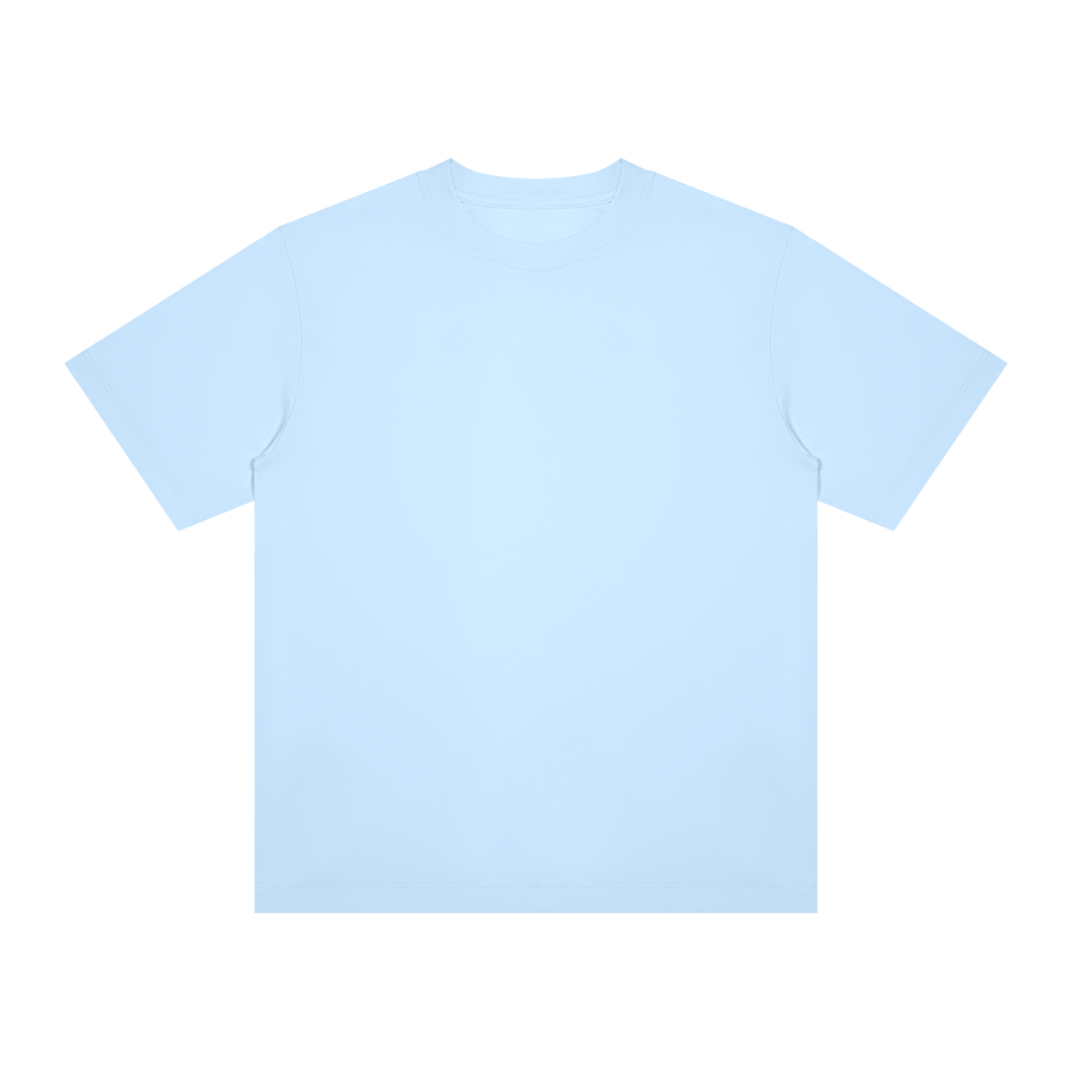 Unisex Slim Fit Crewneck T-Shirt in sky blue