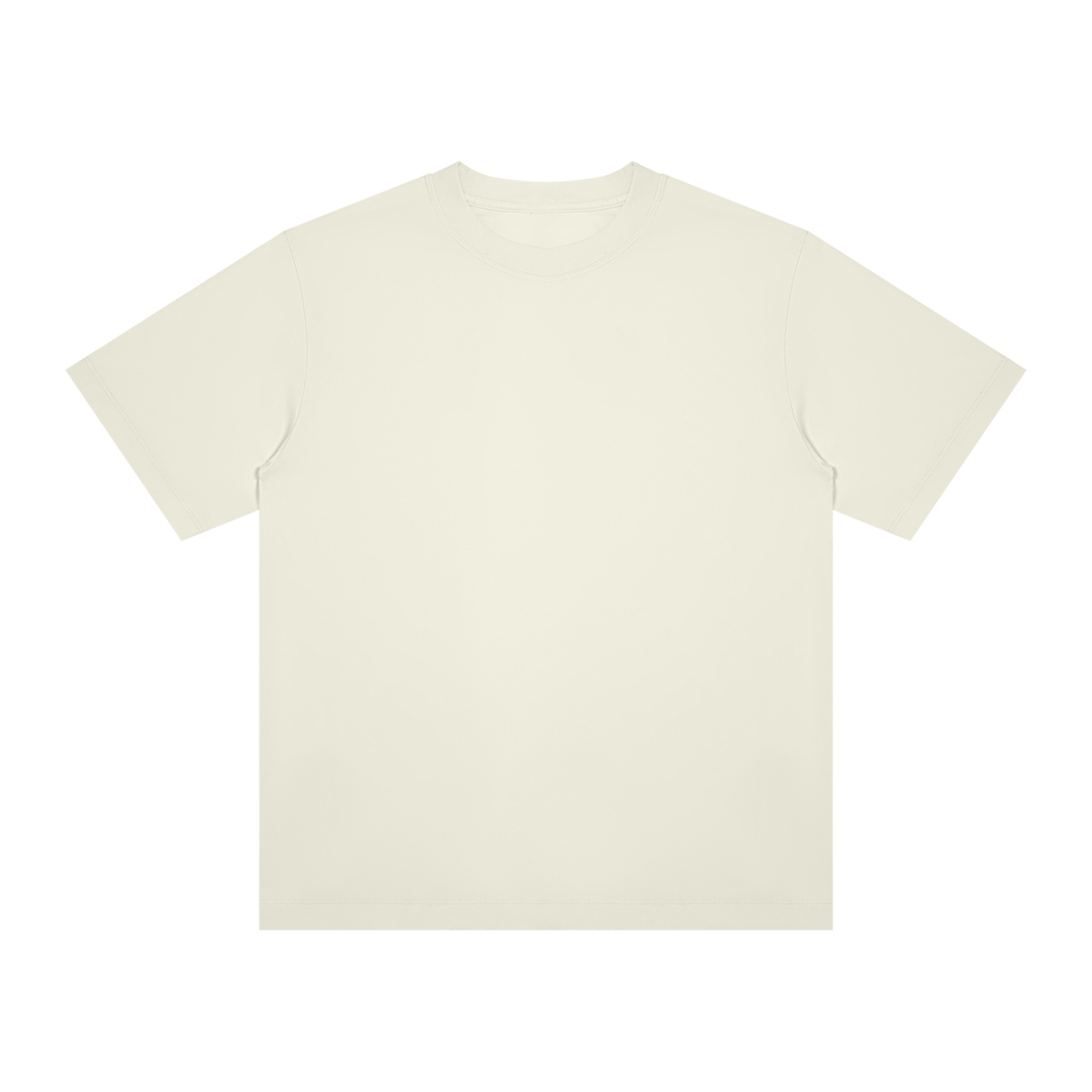 Unisex Slim Fit Crewneck T-Shirt in white gray