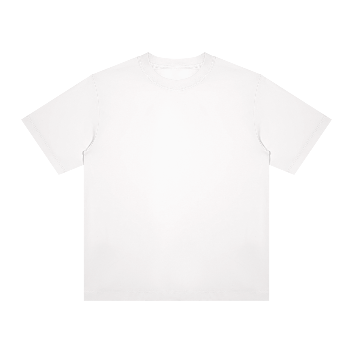 Unisex Slim Fit Crewneck T-Shirt in white