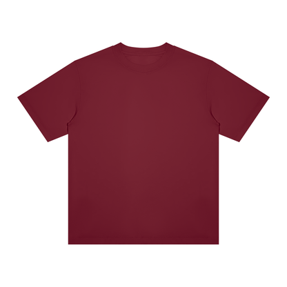 Unisex Slim Fit Crewneck T-Shirt in wine red