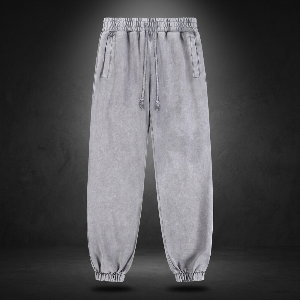 Unisex Snow Wash Heavyweight Jogged Sweatpants