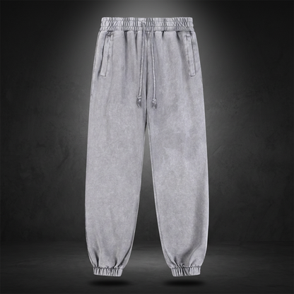 Unisex Snow Wash Heavyweight Jogged Sweatpants