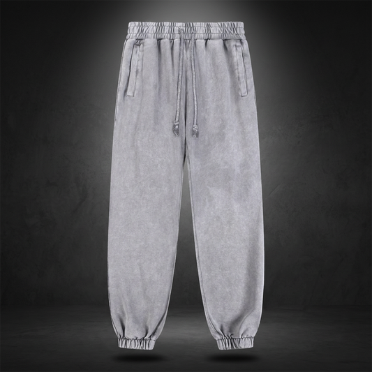 Unisex Snow Wash Heavyweight Jogged Sweatpants