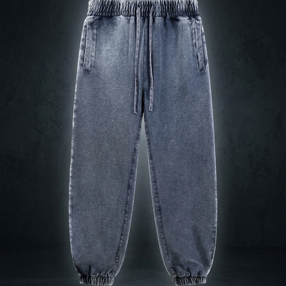 Unisex Snow Wash Jogged Sweatpants