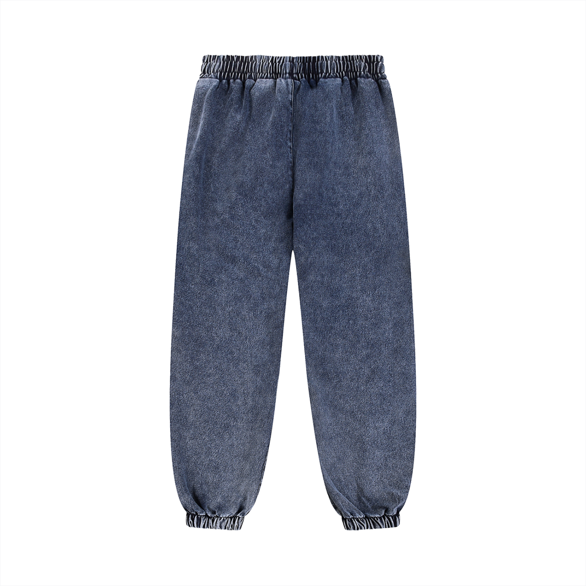 Unisex Snow Wash Jogged Sweatpants in royal blue, alternate angle