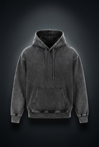 Unisex Snow Wash Oversized Hoodie