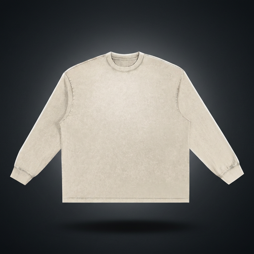 Unisex Snow Washed Frayed Edge T-Shirt
