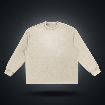 Unisex Snow Washed Frayed Edge T-Shirt