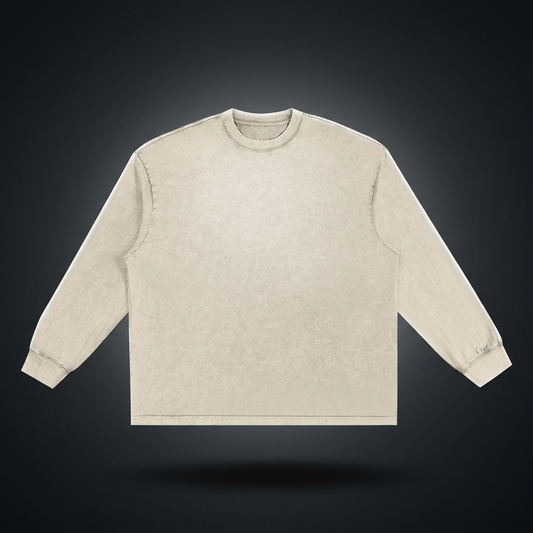 Unisex Snow Washed Frayed Edge T-Shirt