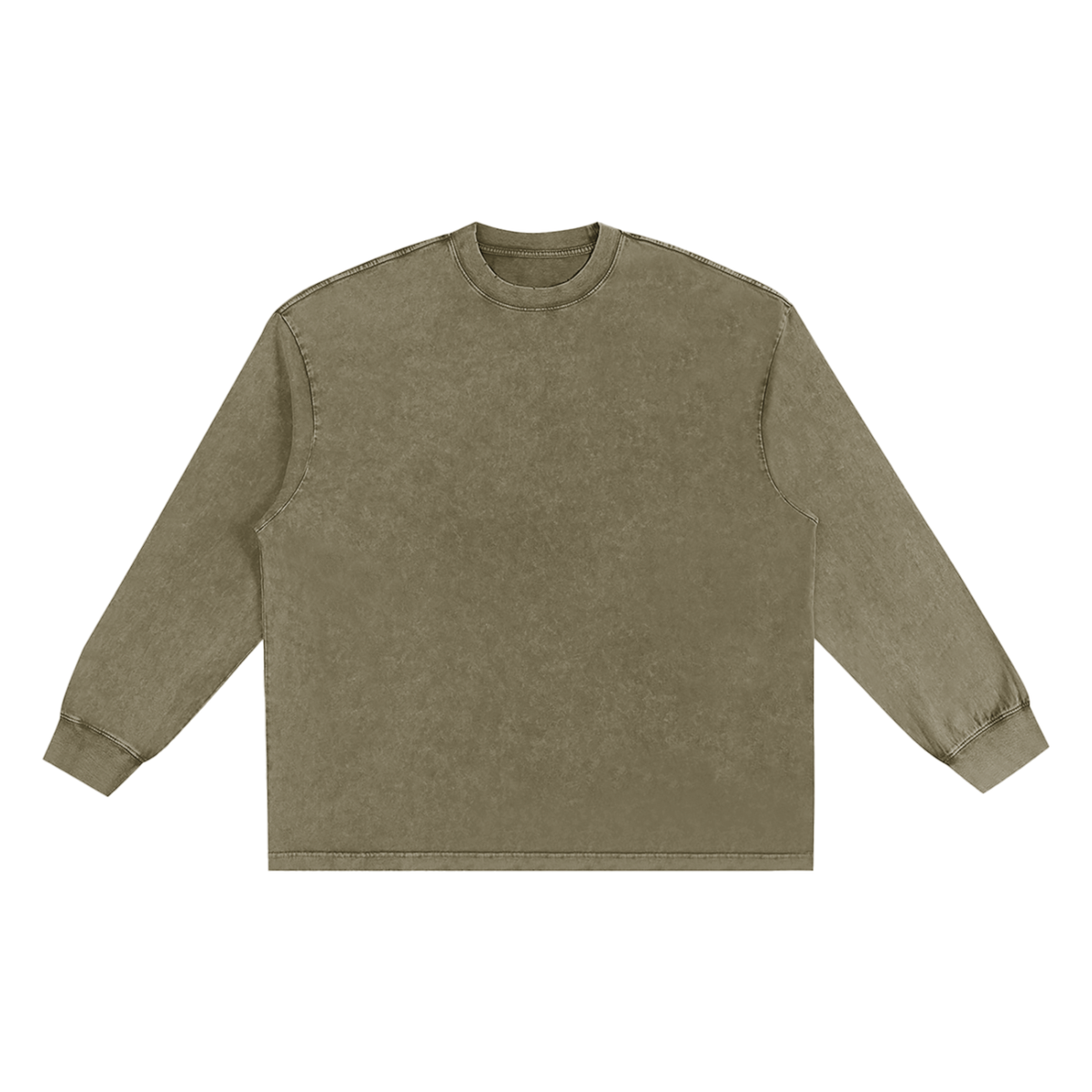 Unisex Snow Washed Frayed Edge T-Shirt in stone gray