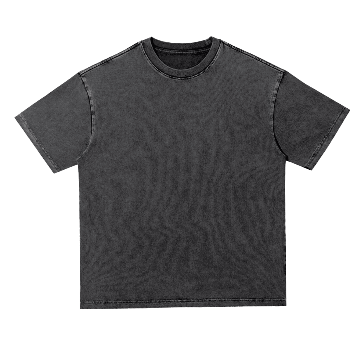 Unisex Snow Washed Heavyweight T-Shirt in black