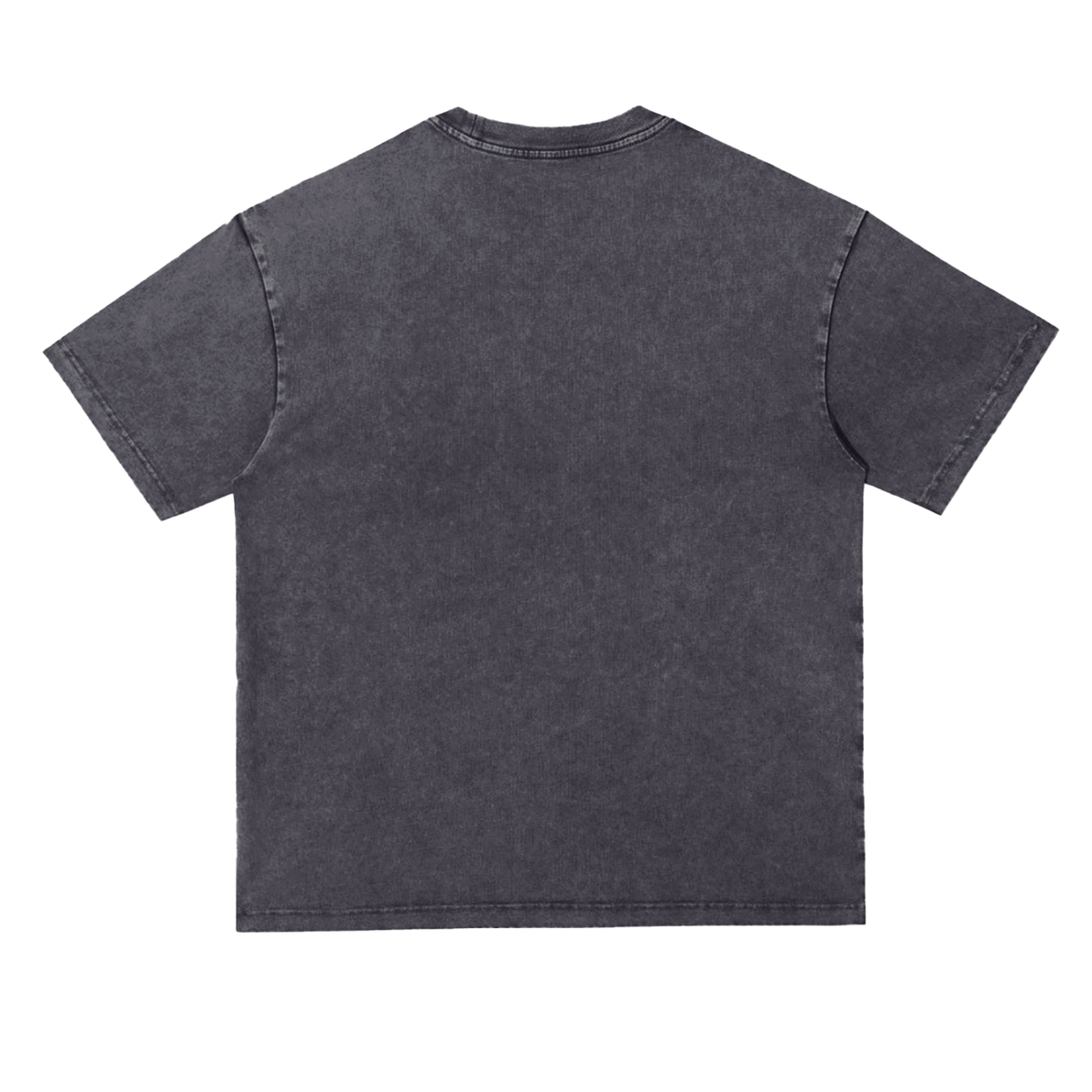 Unisex Snow Washed Heavyweight T-Shirt in gray, alternate angle