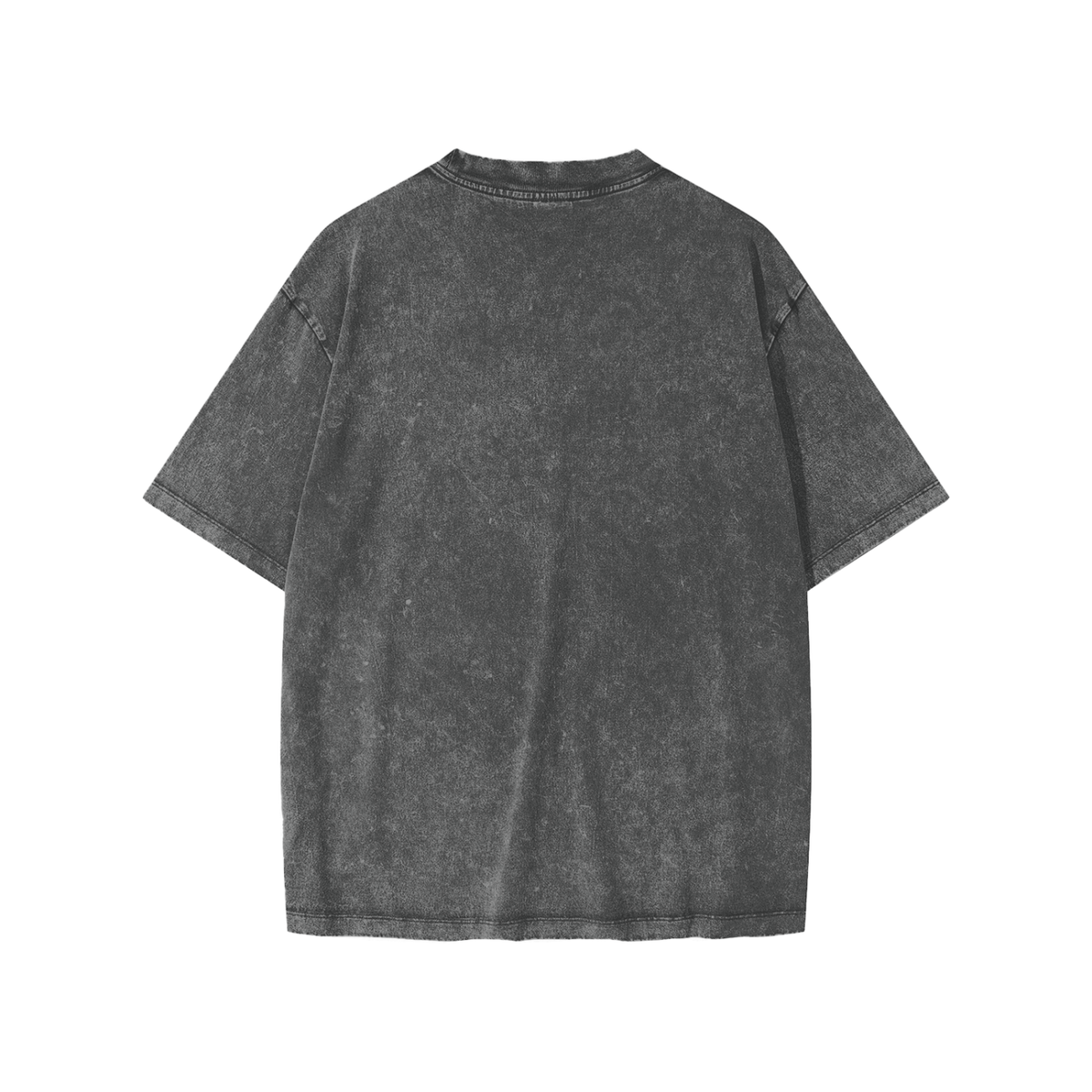 Unisex Snow Washed Kids' T-Shirt in dark gray, alternate angle
