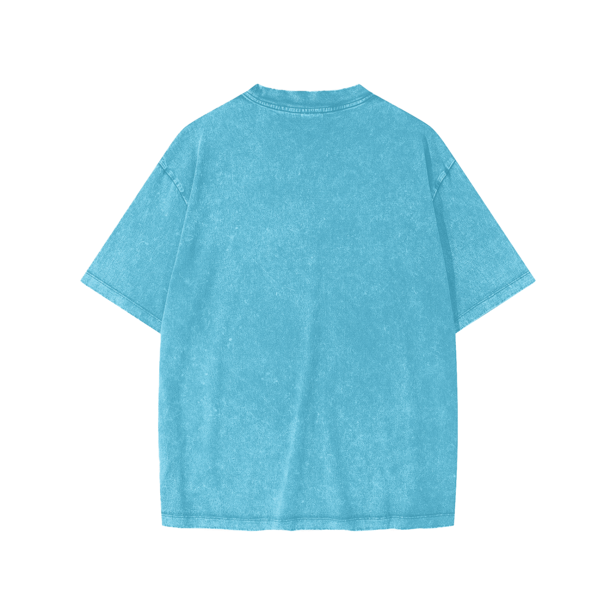 Unisex Snow Washed Kids' T-Shirt in sky blue, alternate angle