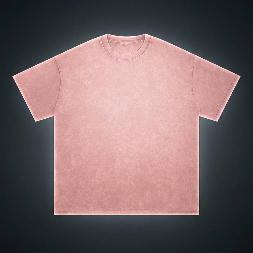 Unisex Snow Washed Oversized Cotton T-Shirt