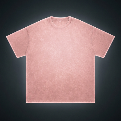 Unisex Snow Washed Oversized Cotton T-Shirt