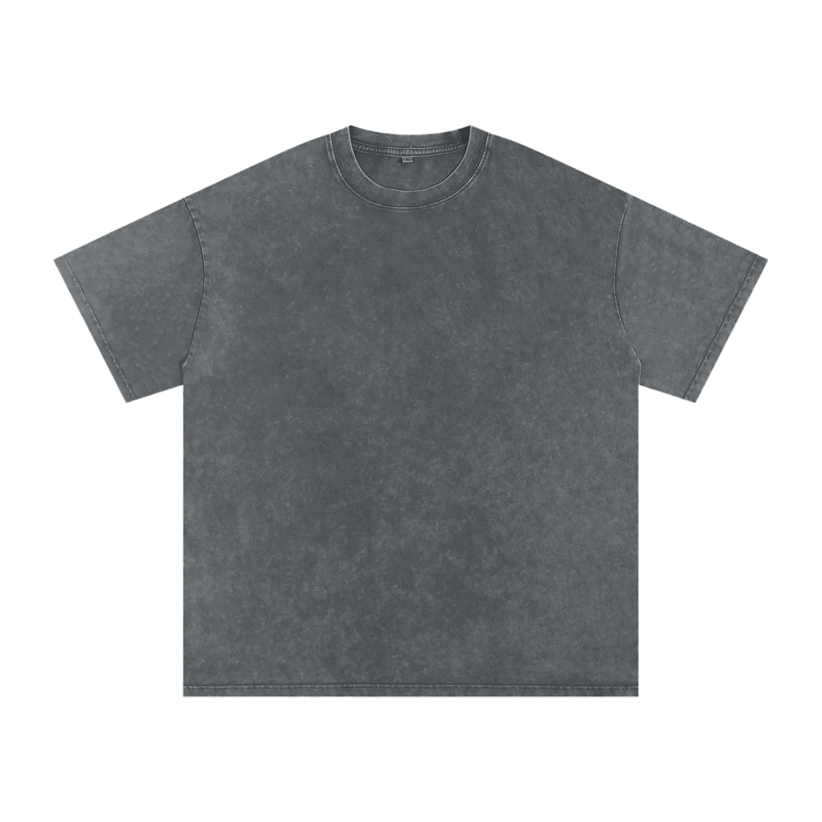 Unisex Snow Washed Oversized Cotton T-Shirt in pirate gray