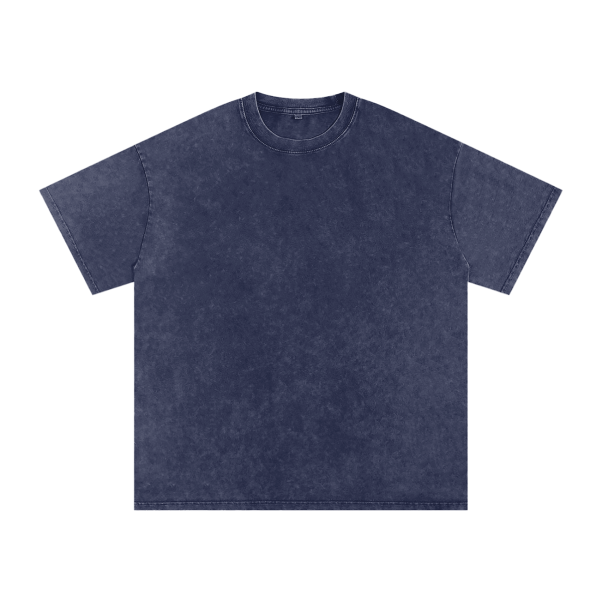 Unisex Snow Washed Oversized Cotton T-Shirt in royal blue