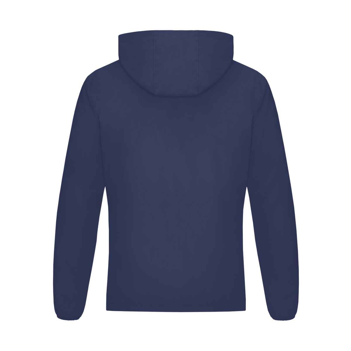 Unisex Soft Hooded Sports Jacket in dark blue, alternate angle