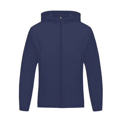 Unisex Soft Hooded Sports Jacket in dark blue