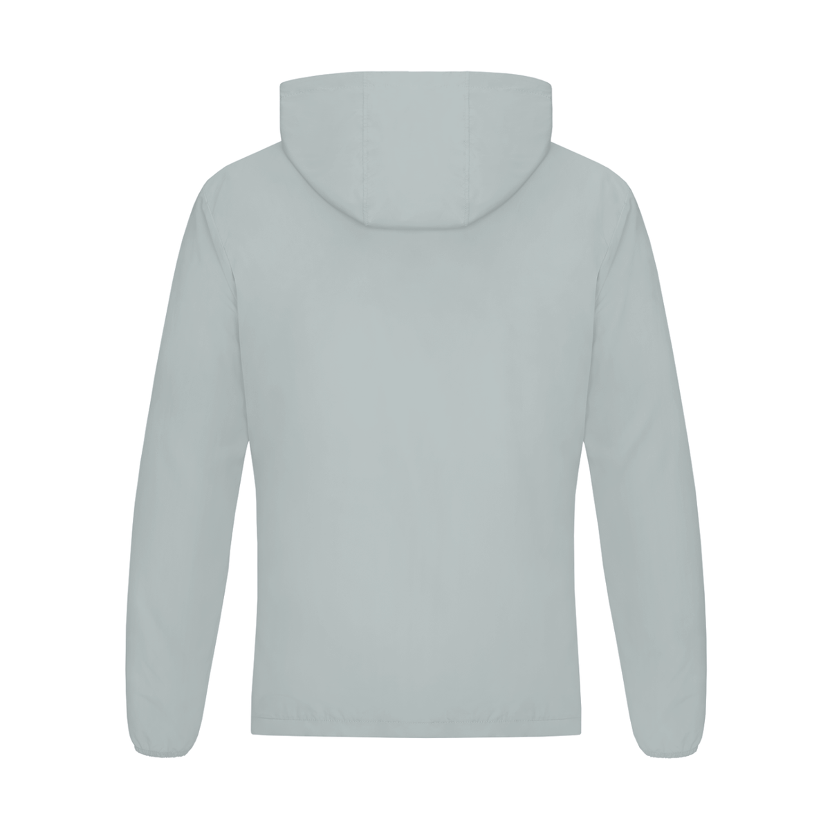 Unisex Soft Hooded Sports Jacket in light gray, alternate angle