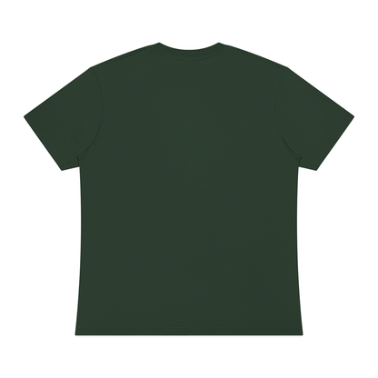 Unisex Sorona Crewneck T-Shirt in army green, alternate angle