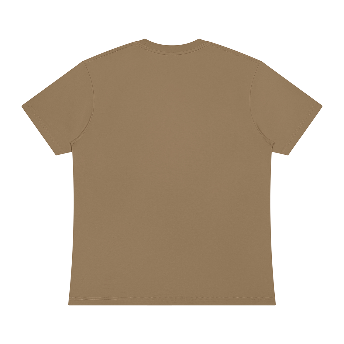 Unisex Sorona Crewneck T-Shirt in khaki, alternate angle