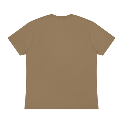 Unisex Sorona Crewneck T-Shirt in khaki, alternate angle