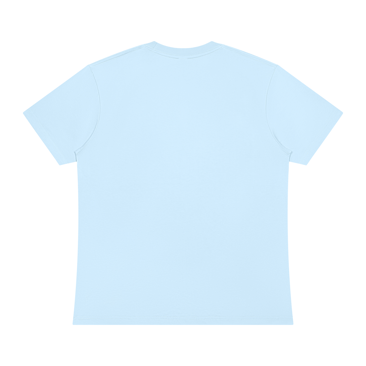 Unisex Sorona Crewneck T-Shirt in light blue, alternate angle