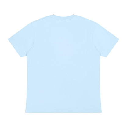 Unisex Sorona Crewneck T-Shirt in light blue, alternate angle