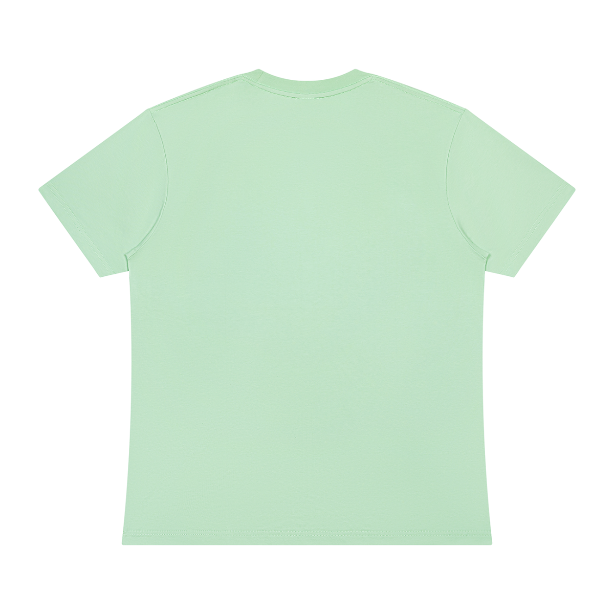 Unisex Sorona Crewneck T-Shirt in mint green, alternate angle