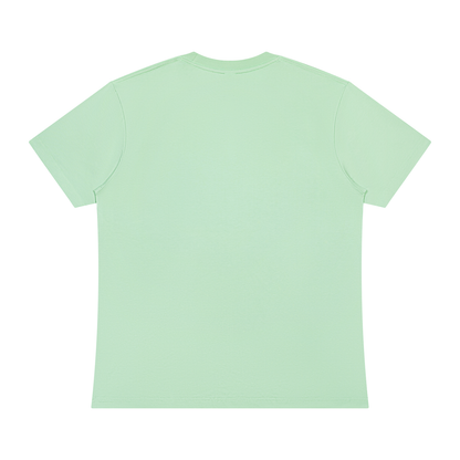 Unisex Sorona Crewneck T-Shirt in mint green, alternate angle
