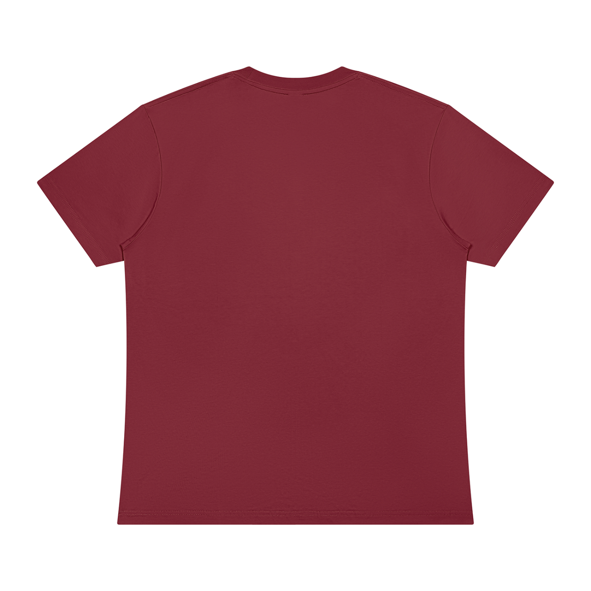 Unisex Sorona Crewneck T-Shirt in wine red, alternate angle