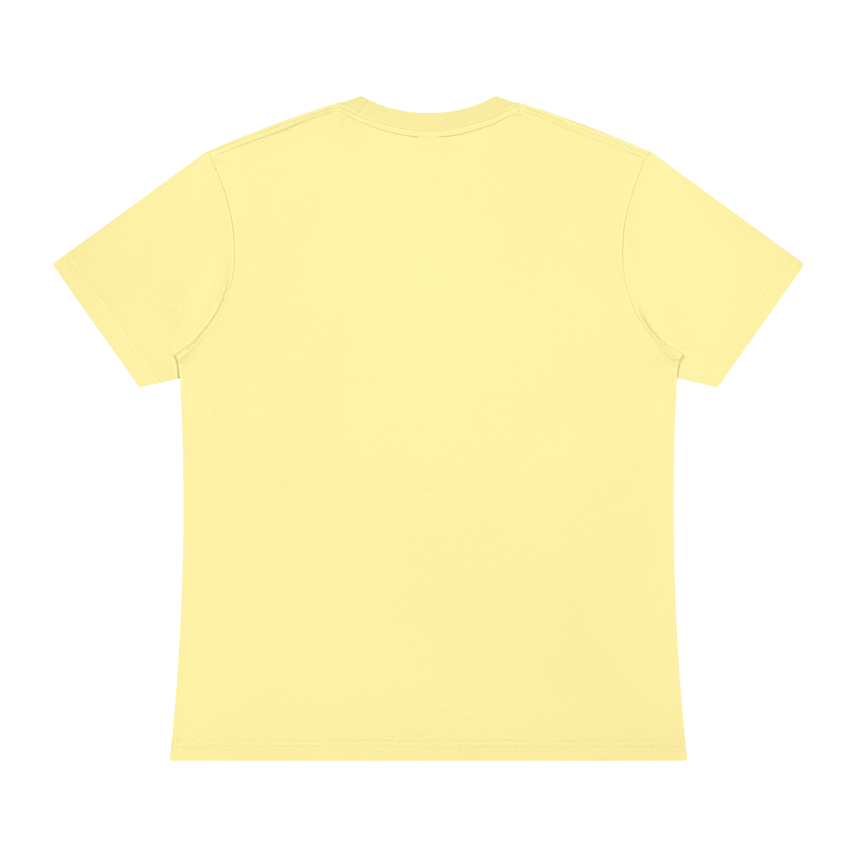 Unisex Sorona Crewneck T-Shirt in yellow, alternate angle