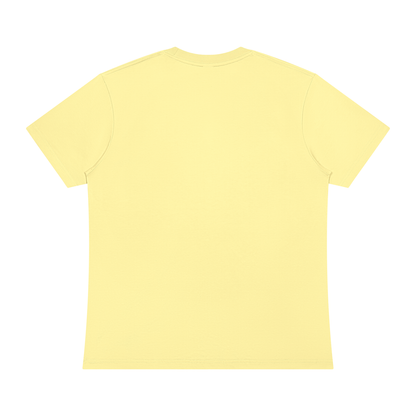 Unisex Sorona Crewneck T-Shirt in yellow, alternate angle