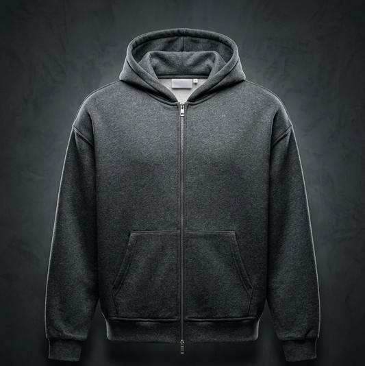 Unisex Sparkles Full Zip Boxy Hoodie