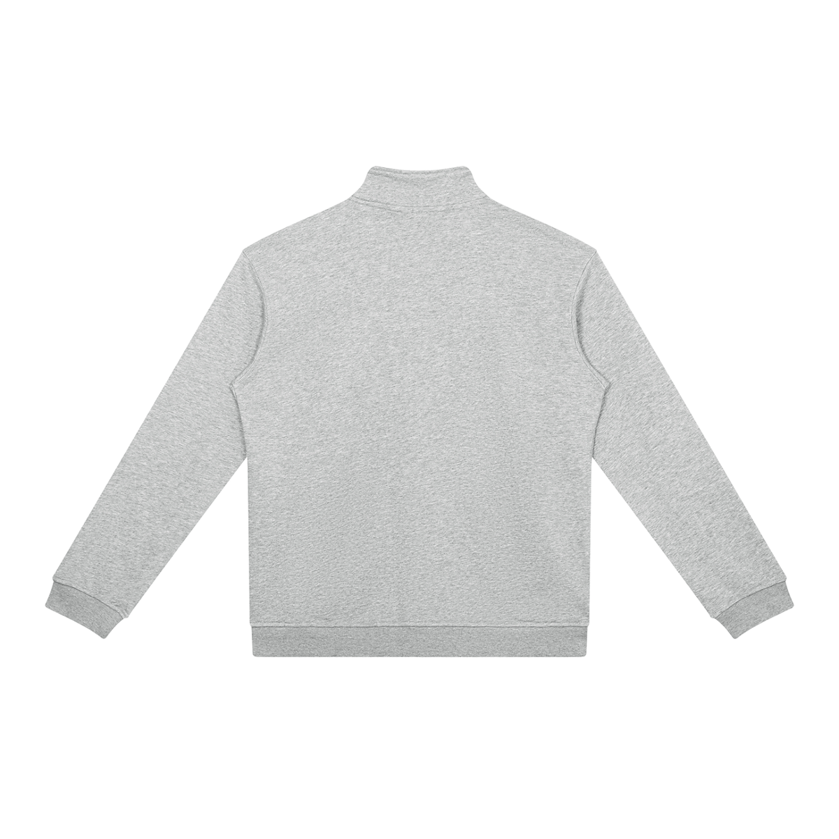 Unisex Stand Collar Full Zip Jacket in flower gray, alternate angle
