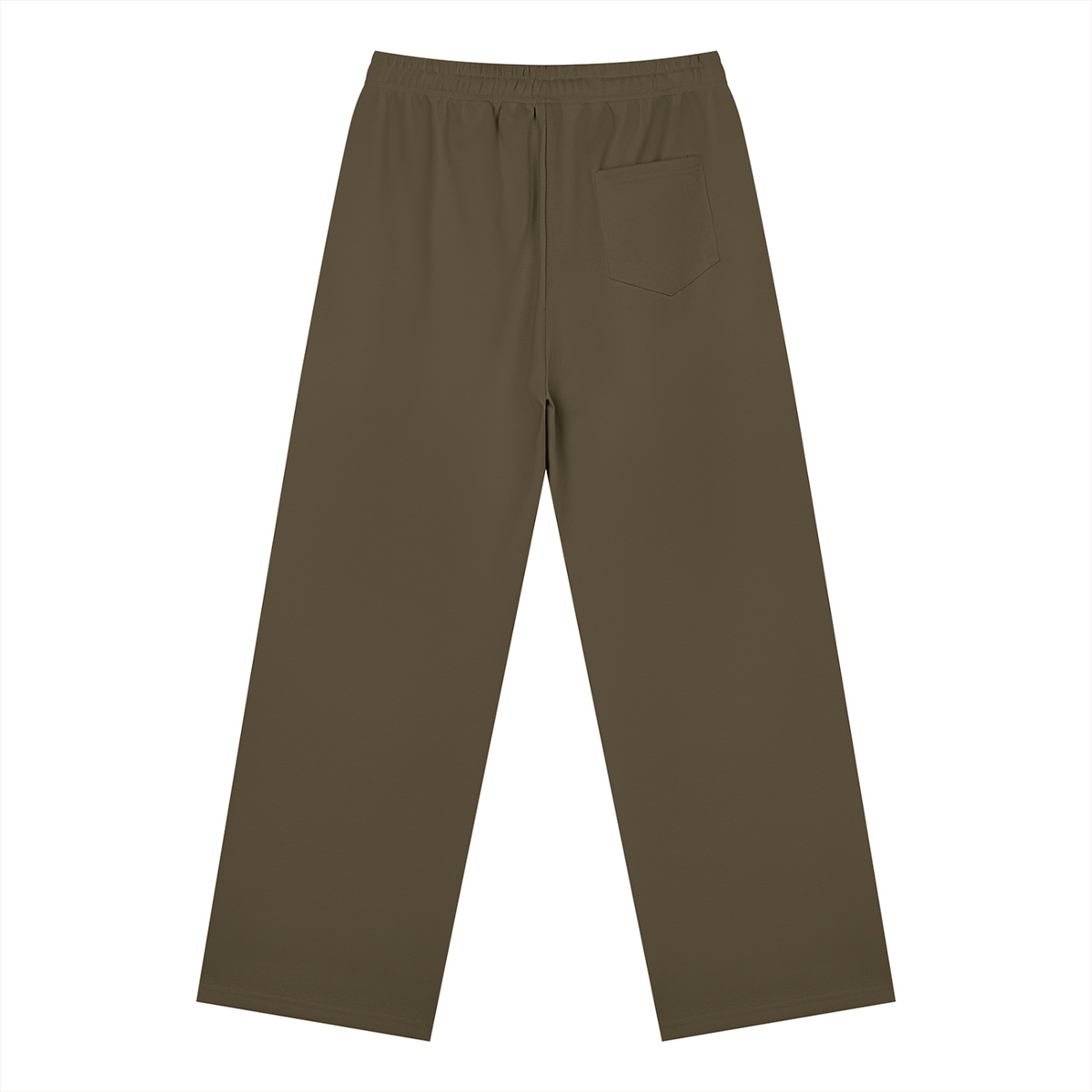 Unisex Straight Leg Sweatpants in coffee, alternate angle