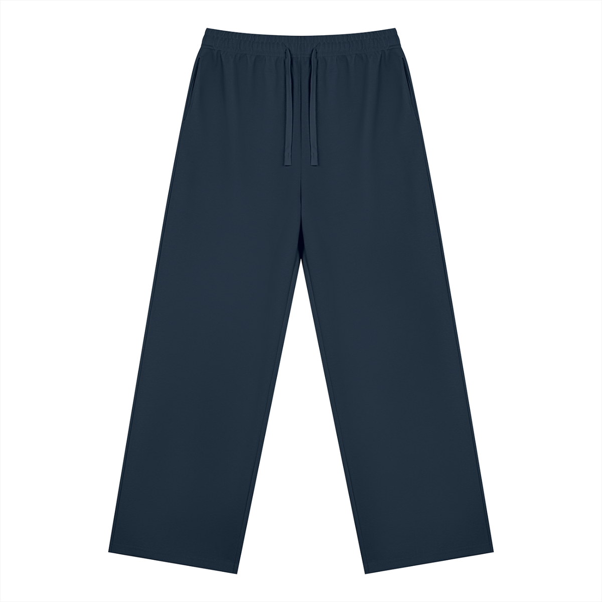 Unisex Straight Leg Sweatpants in navy blue