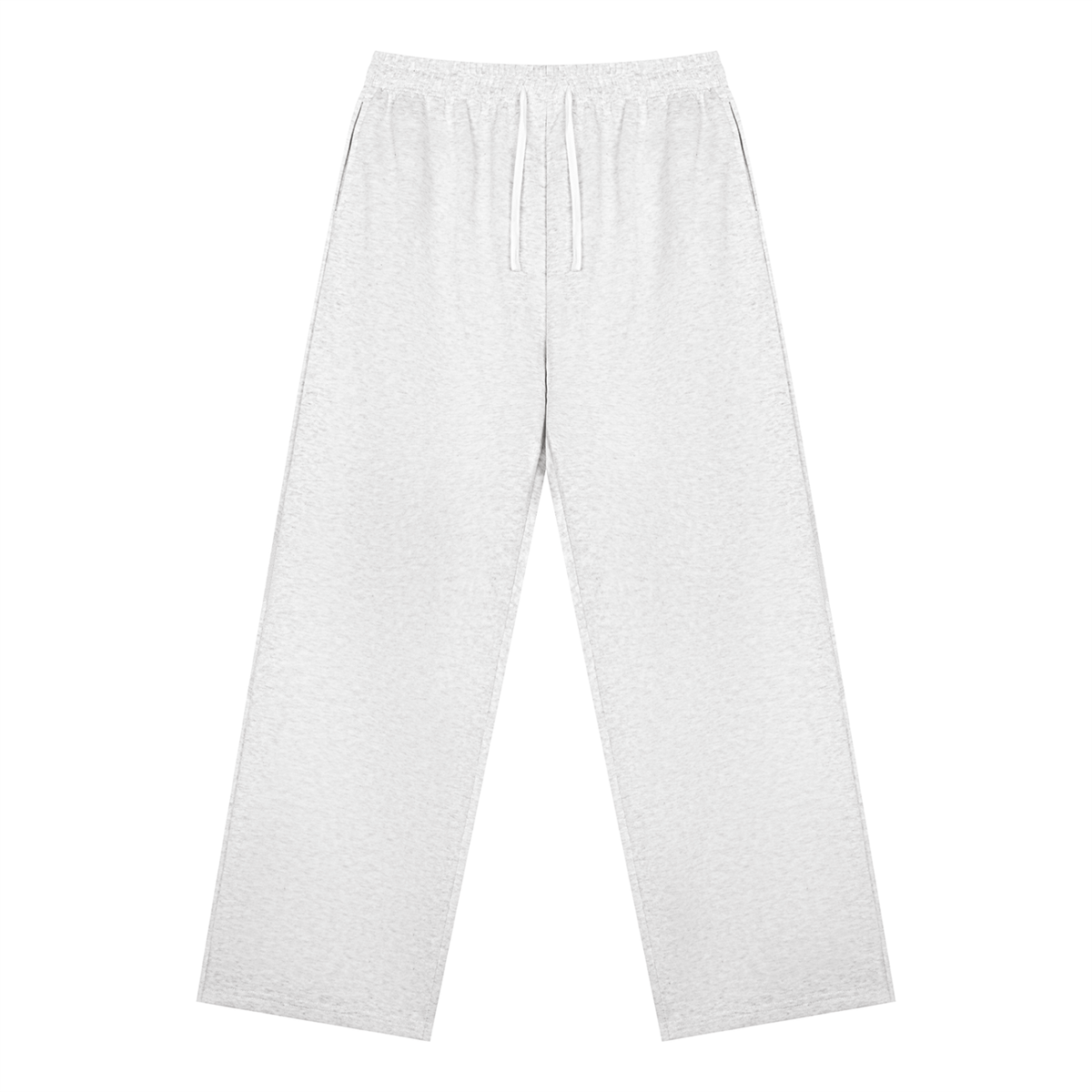 Unisex Straight Leg Sweatpants in oat gray