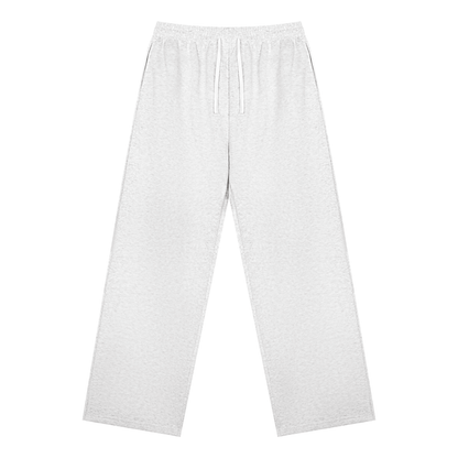 Unisex Straight Leg Sweatpants in oat gray