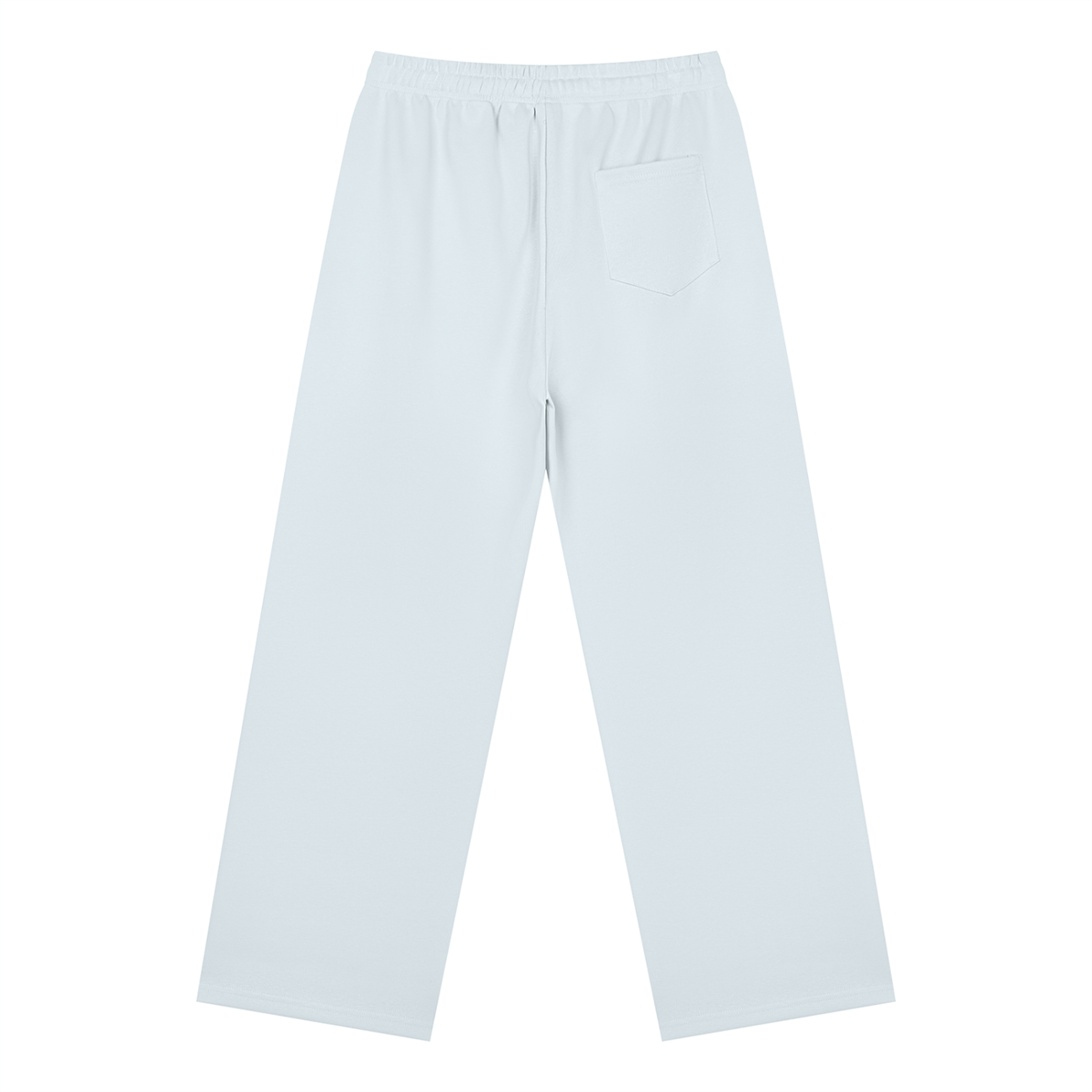 Unisex Straight Leg Sweatpants in sky blue, alternate angle