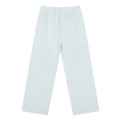 Unisex Straight Leg Sweatpants in sky blue, alternate angle