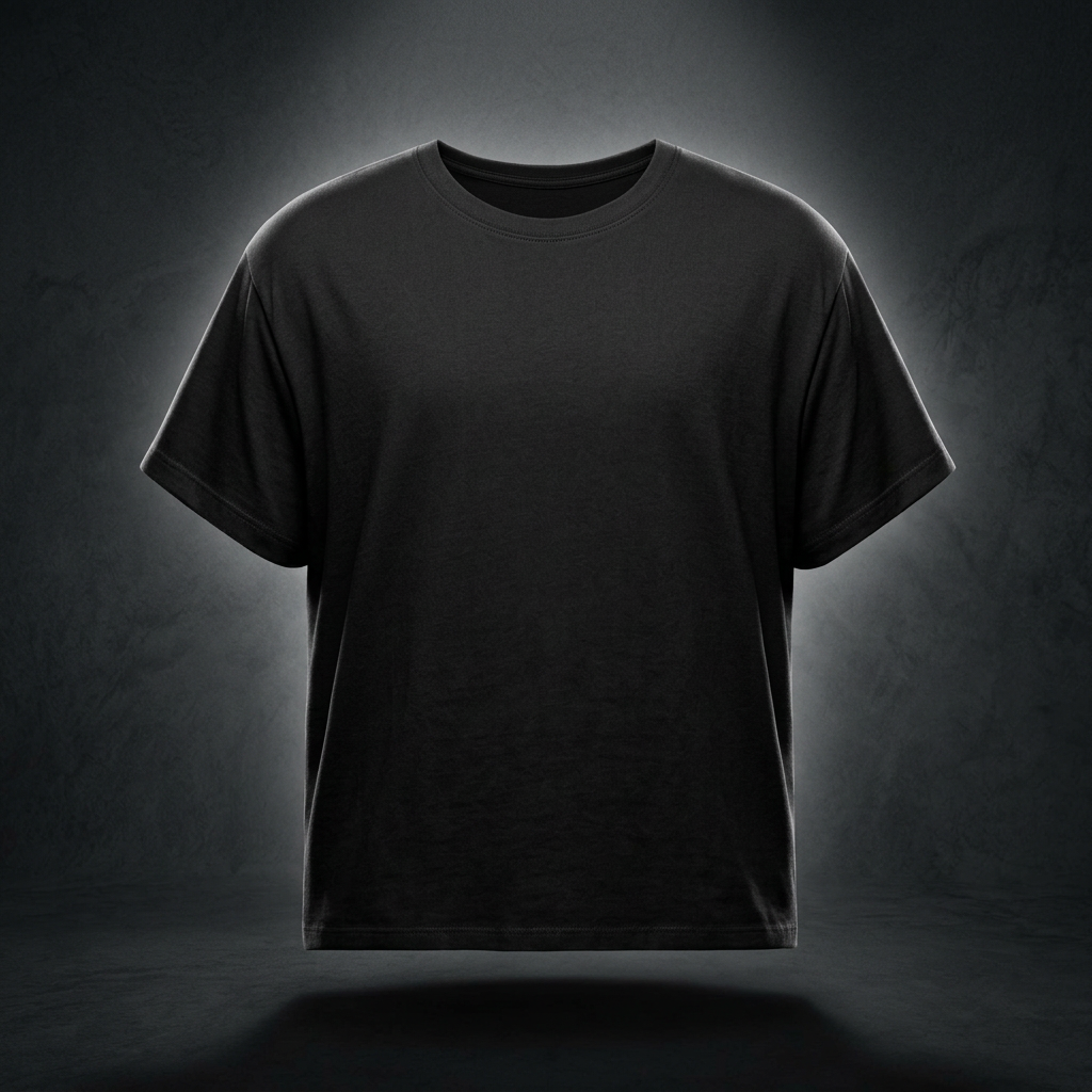 Unisex Streetwear Oversized Cotton T-Shirt – Loose Fit Stretch Cotton Tee