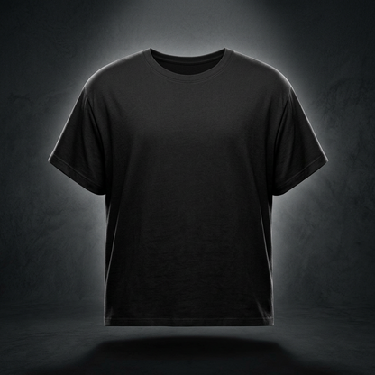 Unisex Streetwear Oversized Cotton T-Shirt – Loose Fit Stretch Cotton Tee